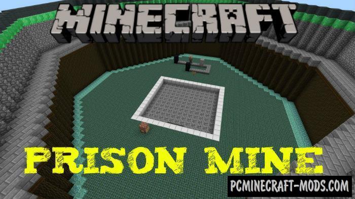 Prison Mine Minecraft Pe Map For Ios Android 1 9 1 8 1 7 Pc Java Mods