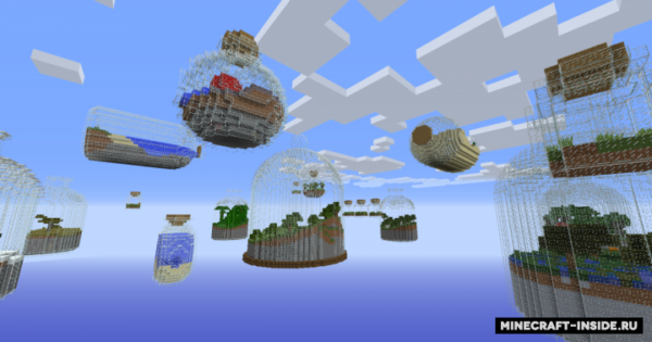 Small Worlds Map For Minecraft 1.14, 1.13.2  PC Java Mods 