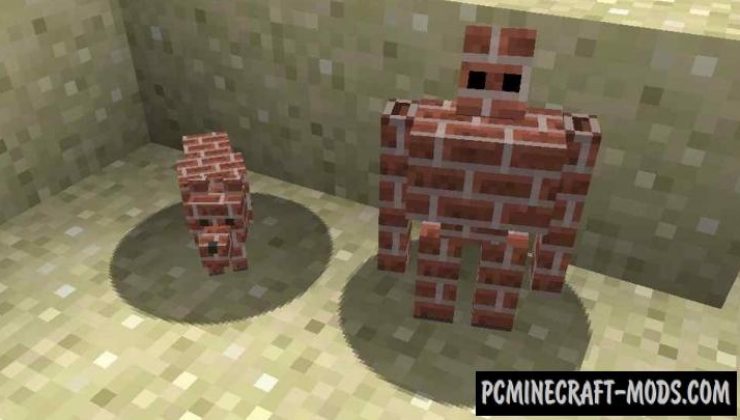 Golemist - New Friends, Pets Mod For Minecraft 1.12.2