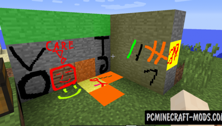 MC Paint - Painting HUD Mod For Minecraft 1.18.2, 1.16.5, 1.12.2