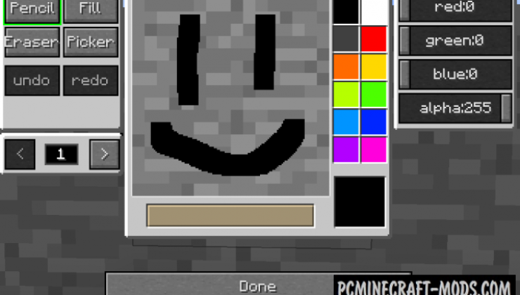 MC Paint - Painting HUD Mod For Minecraft 1.19.3, 1.18.2, 1.16.5, 1.12.2
