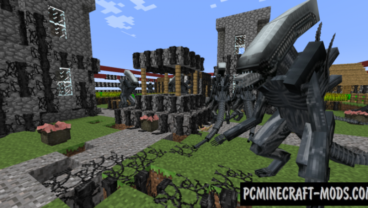 Aliens vs Predator - Weapons Mod For Minecraft 1.12.2