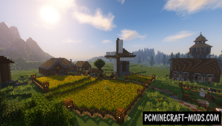 Medieval Village Map For Minecraft 1.14.1, 1.13.2  PC 