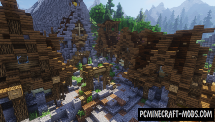 Riverside Valley Map For Minecraft 1.14, 1.13.2  PC Java 