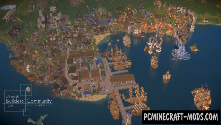 City of Estellida Map For Minecraft