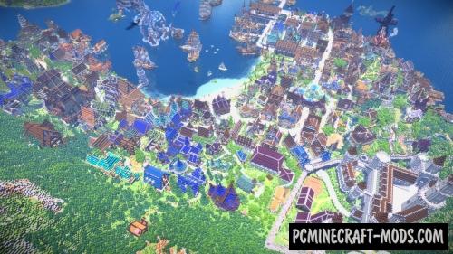City of Estellida Map For Minecraft