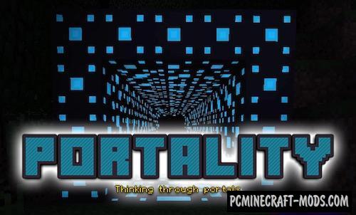 Portality - New Teleport Tech Mod For Minecraft 1.18.1, 1.16.5, 1.12.2