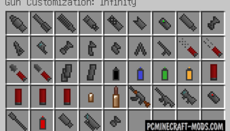 Gun Customization: Infinity - Gun Mod For MC 1.16.5, 1.12.2