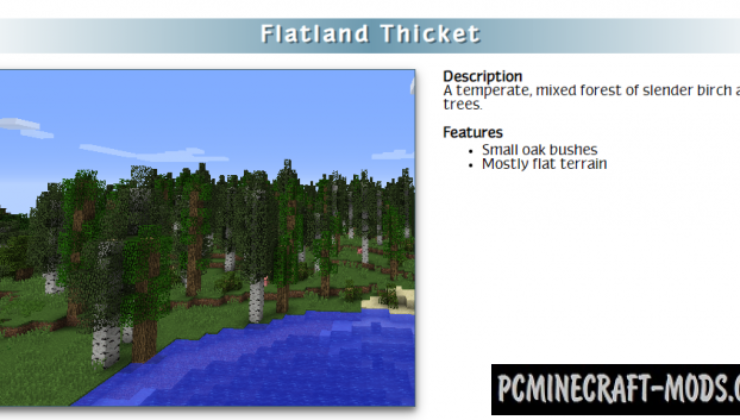 RealWorld - New Biomes Mod For Minecraft 1.12.2, 1.11.2