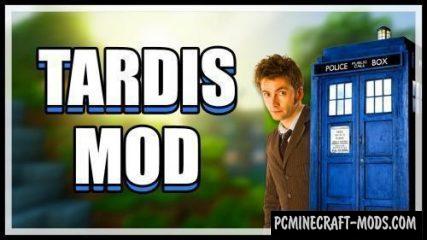 New Tardis - Movie Mod For Minecraft 1.14.4, 1.12.2