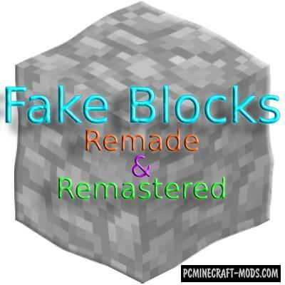 Fake Blocks Mod For Minecraft 1.12.2