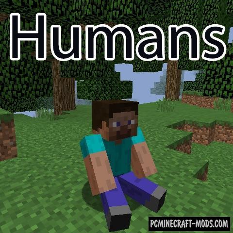 Humans Mod For Minecraft 1.12.2