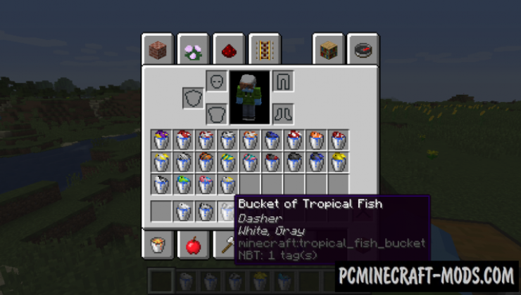 Visual Fish Buckets 32x Resource Pack For Minecraft 1.13.1