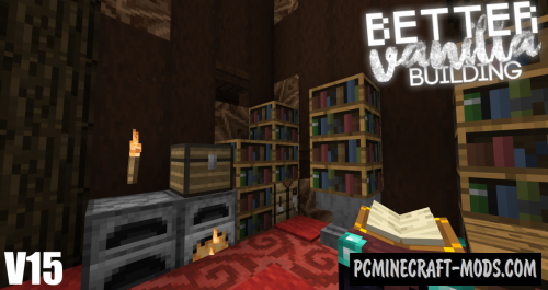 BetterVanillaBuilding 3D Texture Pack For MC 1.20.2, 1.20.1