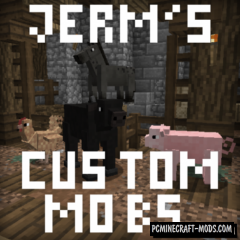 Jerm's Custom Mobs 16x Resource Pack For MC 1.15.2, 1.14.4