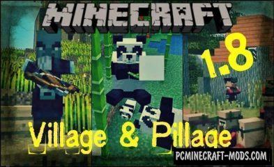 MINECRAFT PE VILLAGE E PILLAGE 