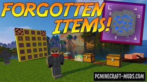 Forgotten Items - Secret tools Mod For Minecraft 1.12.2