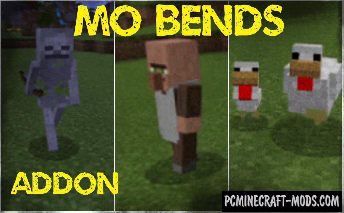 Mo Bends New Animations Addon Minecraft Pe 1 11 1 10 Ios Android Pc Java Mods