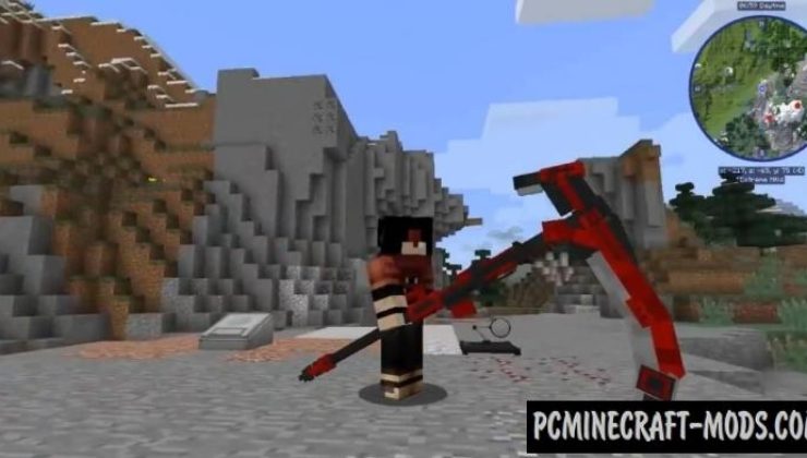 RWBY Models - Weapons Mod For Minecraft 1.12.2, 1.10.2