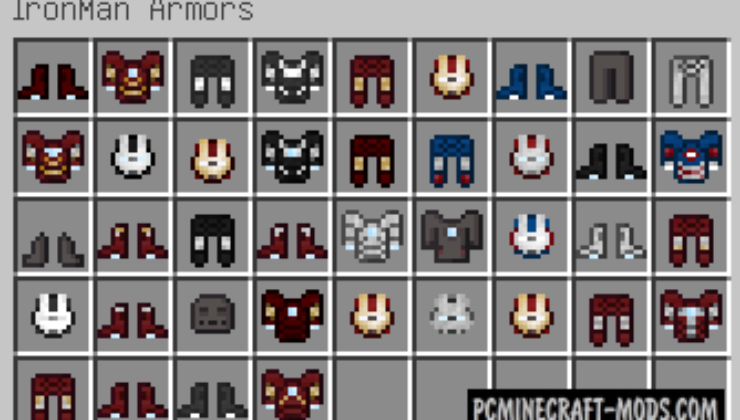 IronMan - Armor Mod For Minecraft 1.12.2, 1.7.10