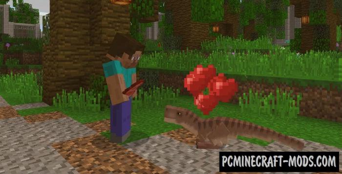 Tyrannosaurus Rex Minecraft PE Addon 1.11 iOS, Android 