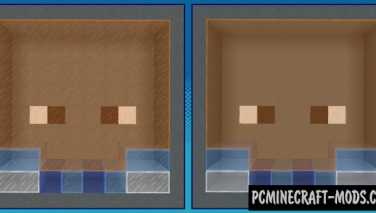 Clear Glass with Connected Textures 16x 1.12.2, 1.11.2, 1.8.9