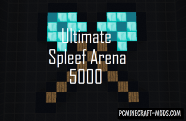 Ultimate Spleef Arena 5000 - PvP Map For MC