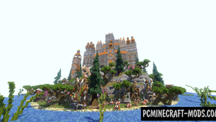 An Amazing Island - Castle Map For MC