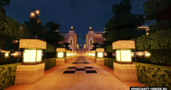 Huge Mansion and Gardens Map For Minecraft 1.14, 1.13.2 