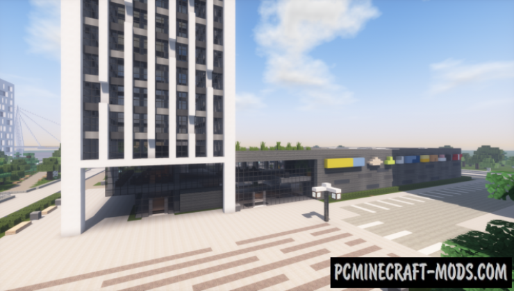 Modern Mall - City Map For Minecraft