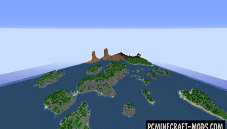 Realistic Fantasy World - Survival Map For MC