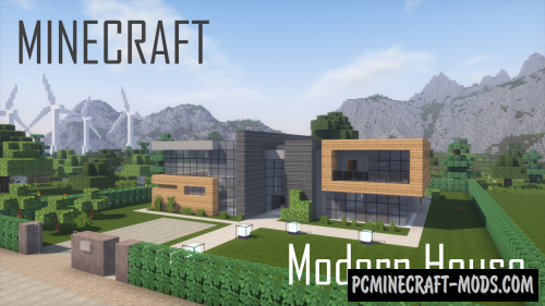 Modern House 3 Map For Minecraft