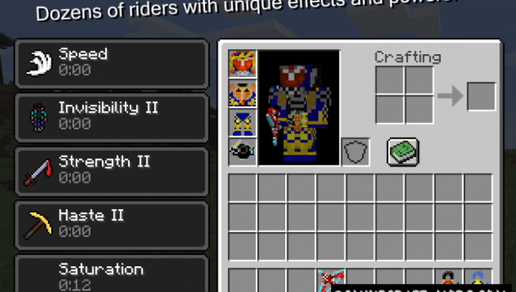 Kamen Rider Craft Mod For Minecraft 1.12.2