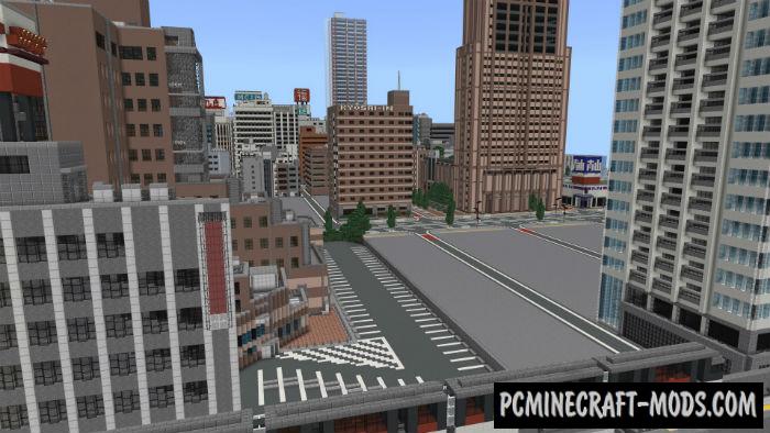 minecraft modern city pe