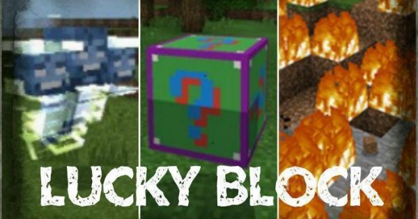 Lucky Block Green Minecraft PE Mod/Addon 1.11, 1.10  PC 