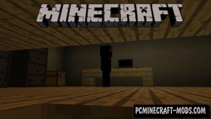 Man in black Horror Minecraft PE Map 1.17 iOS/Android
