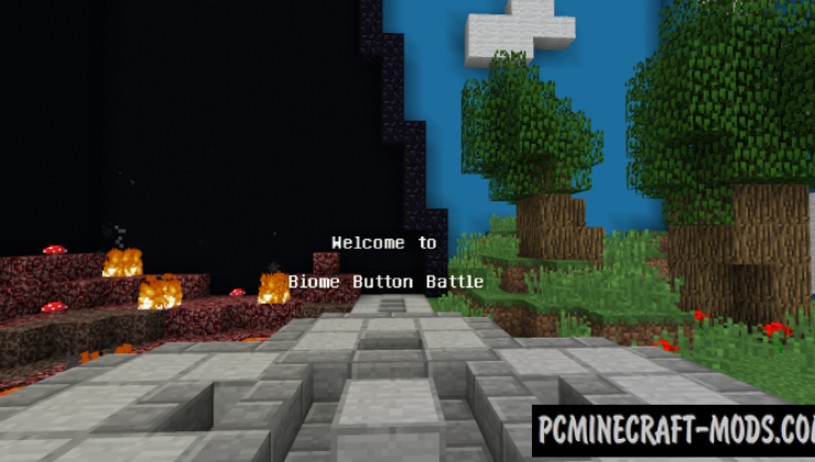 Biome Button Battle - Finding Map For MC