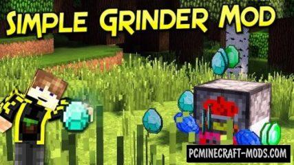 Simple Grinder - Technology Mod For Minecraft 1.20.4, 1.19.4, 1.18.2, 1.12.2