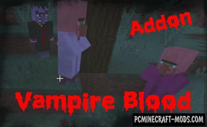 Vampire Blood Addon For Minecraft PE 1.11, 1.10