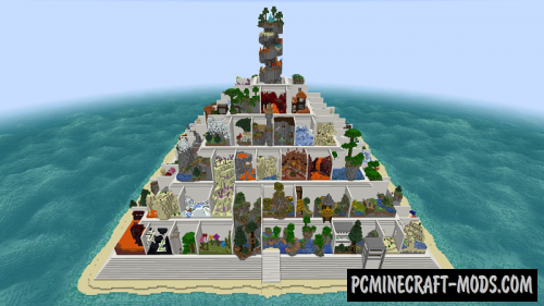 Parkour Pyramid Map For Minecraft