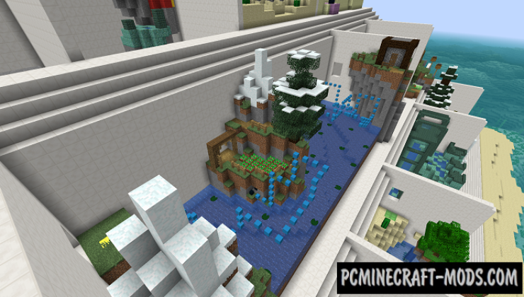 Parkour Pyramid Map For Minecraft