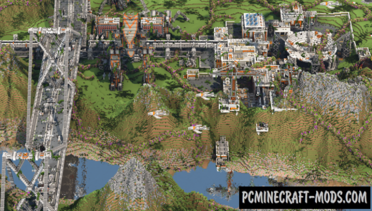 Overgrowth - City Map For Minecraft