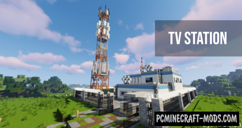 Tv Station - Adventure Map For Minecraft