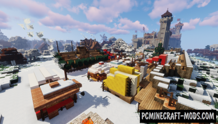 Winthor Winter Resource Pack For Minecraft 1.13.2, 1.12.2