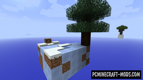New Year Sky Block Map For Minecraft 1.14, 1.13.2  PC 