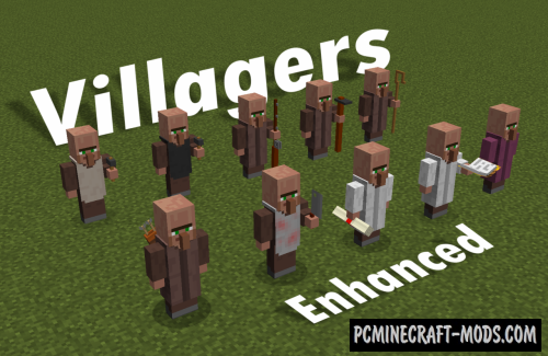 Villagers Enhanced Resource Pack For Minecraft 1 13 2 Pc Java Mods