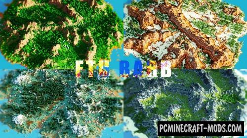 FTU_Barb Islands Map For Minecraft 1.14, 1.13.2  PC Java 