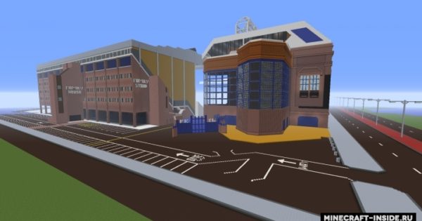 Ibrox Stadium Map For Minecraft 1.14, 1.13.2  PC Java 