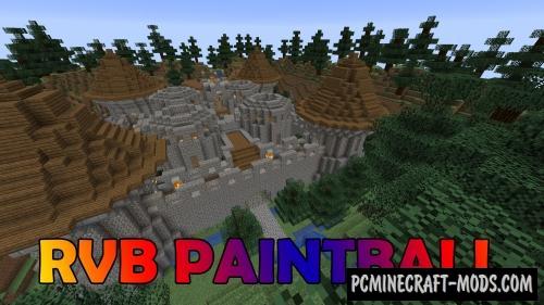 RvB Paintball - PvP Map For Minecraft