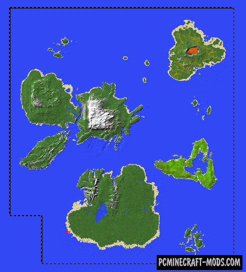 карты для майнкрафт карта chibai islands #6